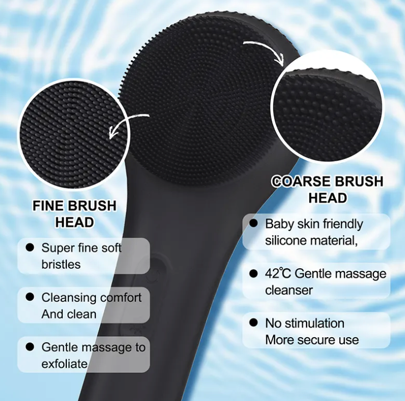 Mini Electric Silicone Facial Cleansing Brush
